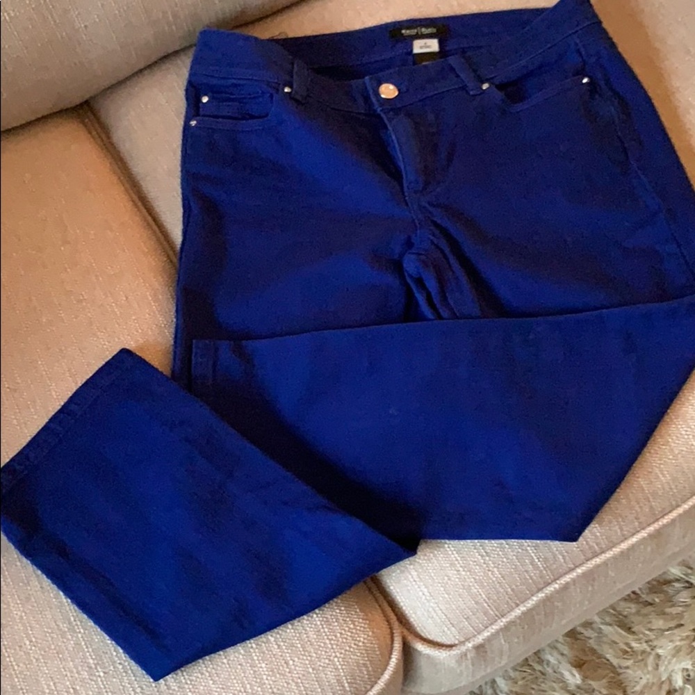 Royal blue capris
